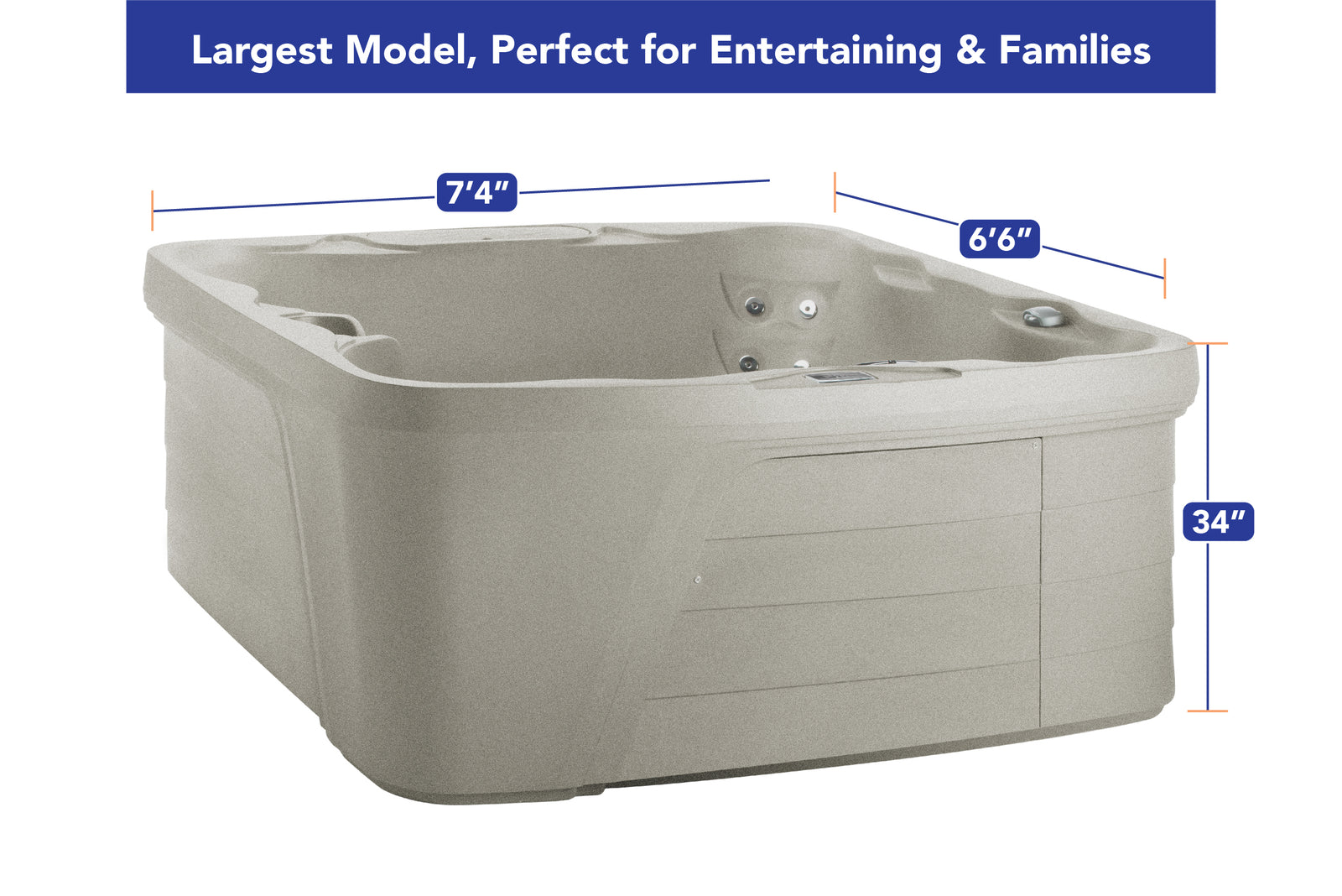 7-Seat Monterey Spa | Freeflow Spas